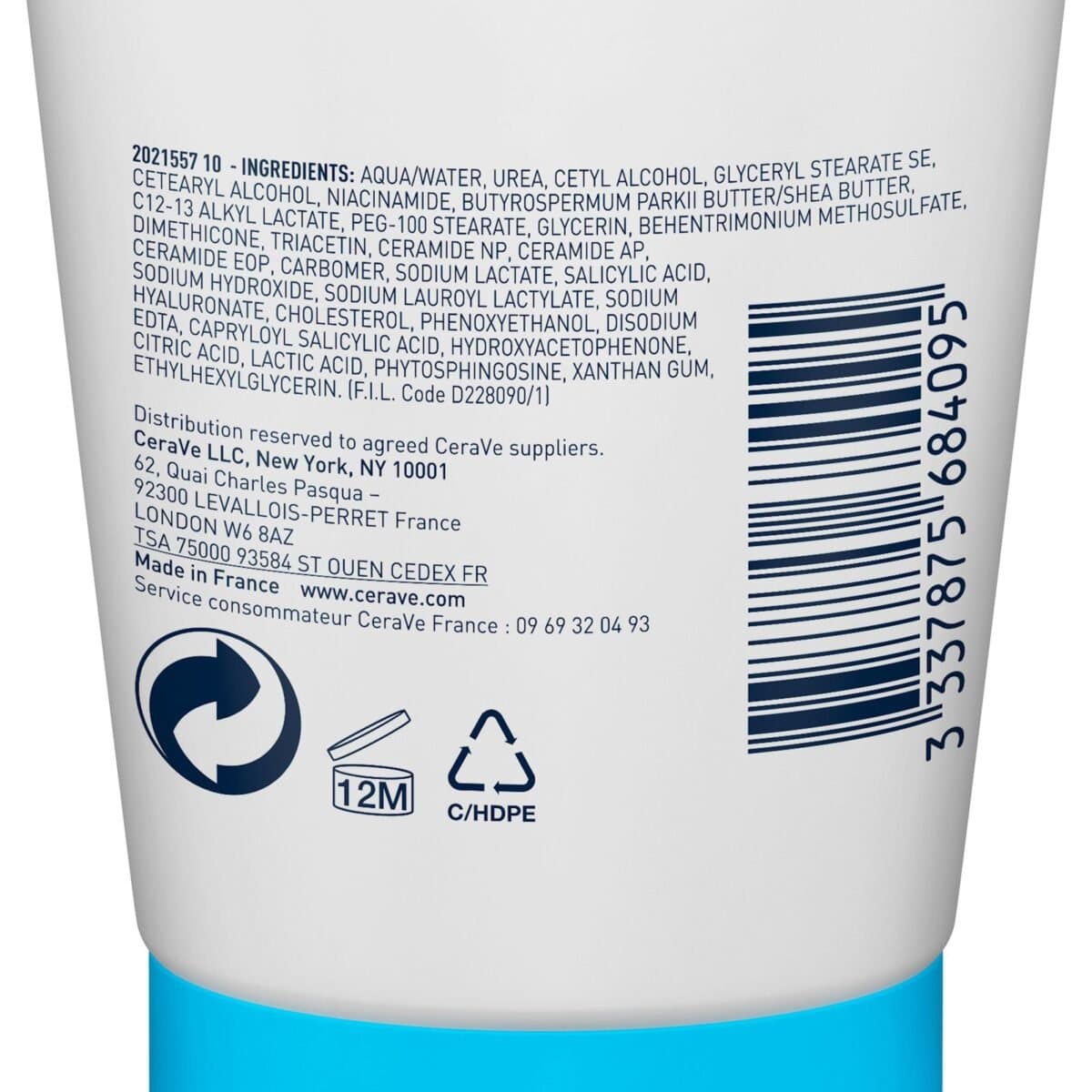 CeraVe SA Crème Anti-Rugosités Peau Sèche et Squameuse | 177ml 1