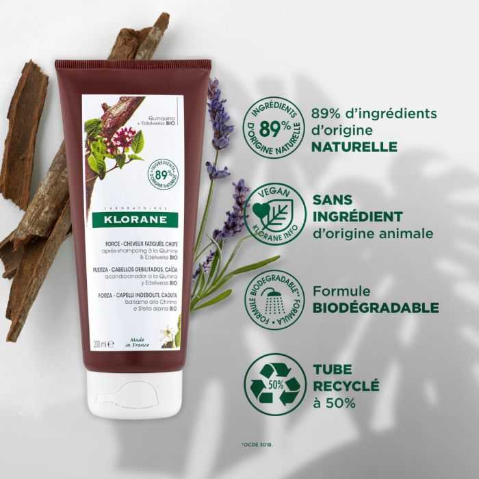 KLORANE APRES SHAMPO CHEUVEUX FATIGES 200ML view 1