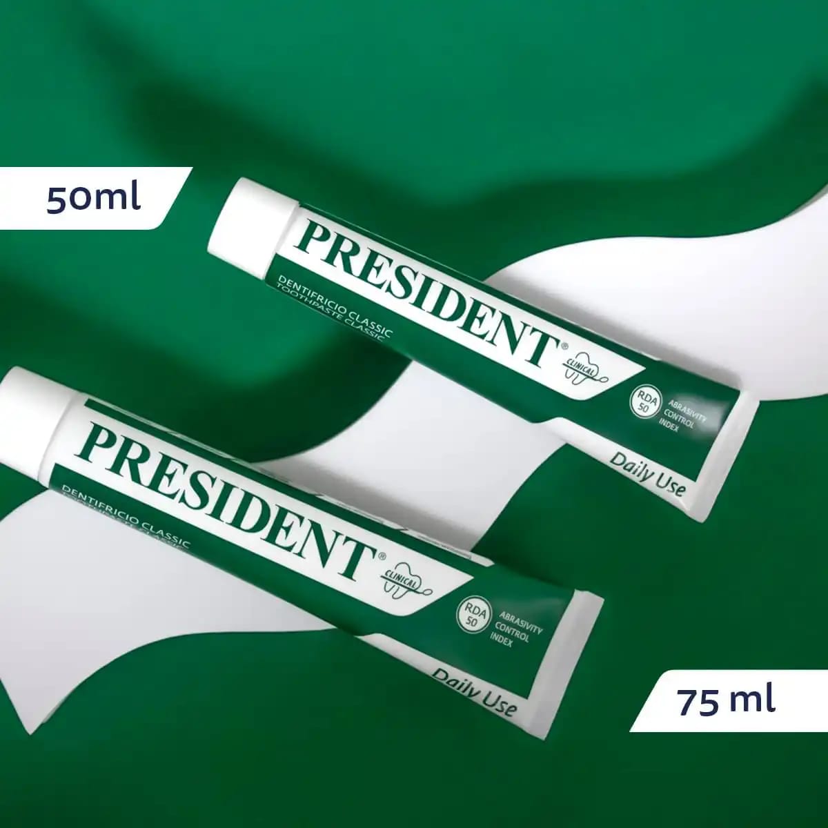 PRESIDENT CLASSIC TOOTHPASTE 75ML – PRESIDENT – vue 1