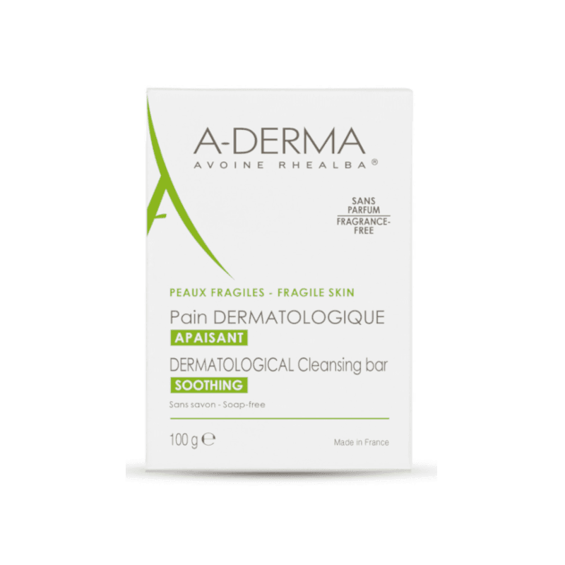 A-DERMA DERMATOLOGICAL BAR 100G – A-DERMA – vue 1