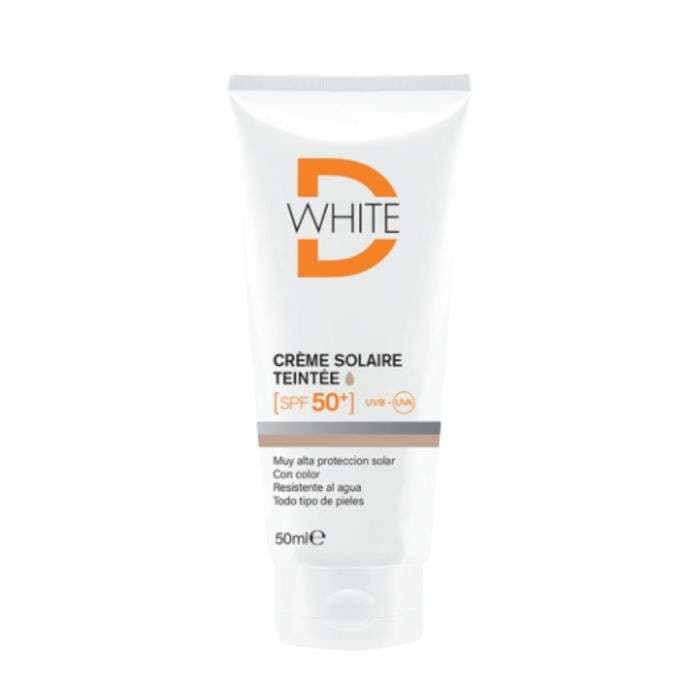 DWHITE CREME SOLAIRE TEINTE MEDIUM SPF50+ 50ML