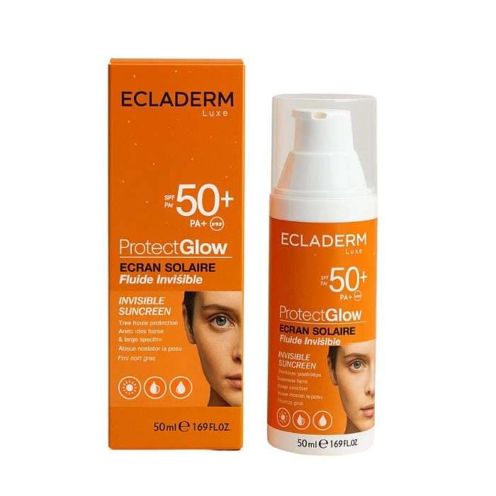 ECLADERM LUXE ECRAN SOLAIRE FLUIDE INVISIBLE PROTECTGLOW 50ML