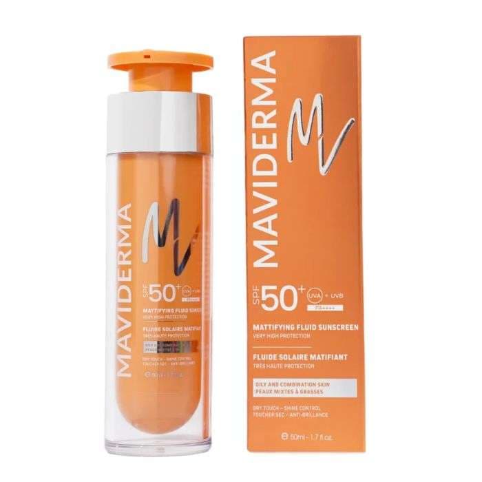 MAVIDERMA ECRAN FLUIDE SOLAIRE MATIFIANT SPF50+ 50ML view 0