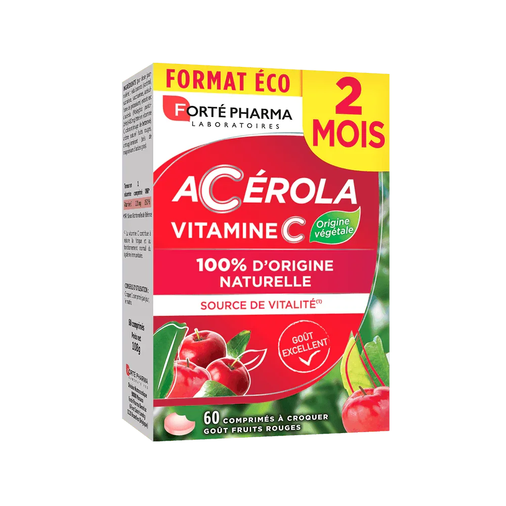 FORTE PHARMA ACEROLA 60 COMPRIMES – FORTE PHARMA – vue 1