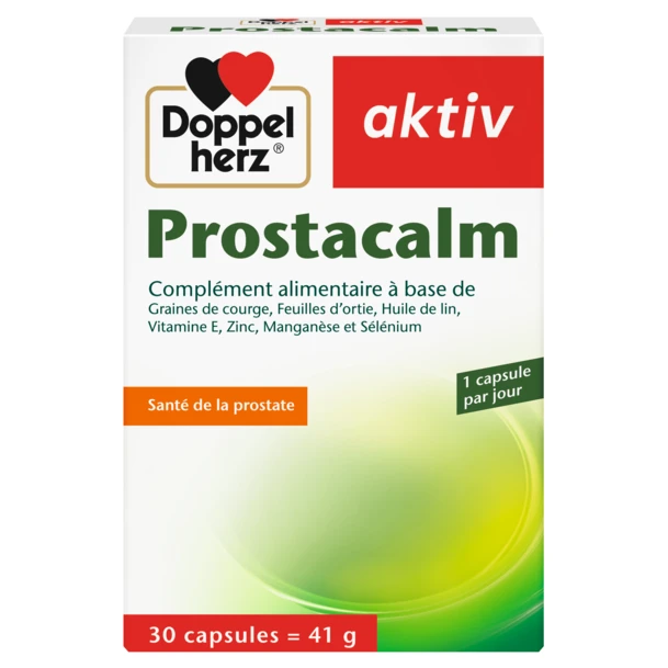 AKTIV PROSTACALM 30CAPSULES – DOPPELHERZ – vue 1