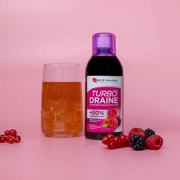 FORTE PHARMA TURBO DRAINE GOÛT FRAMBOISE 500ML