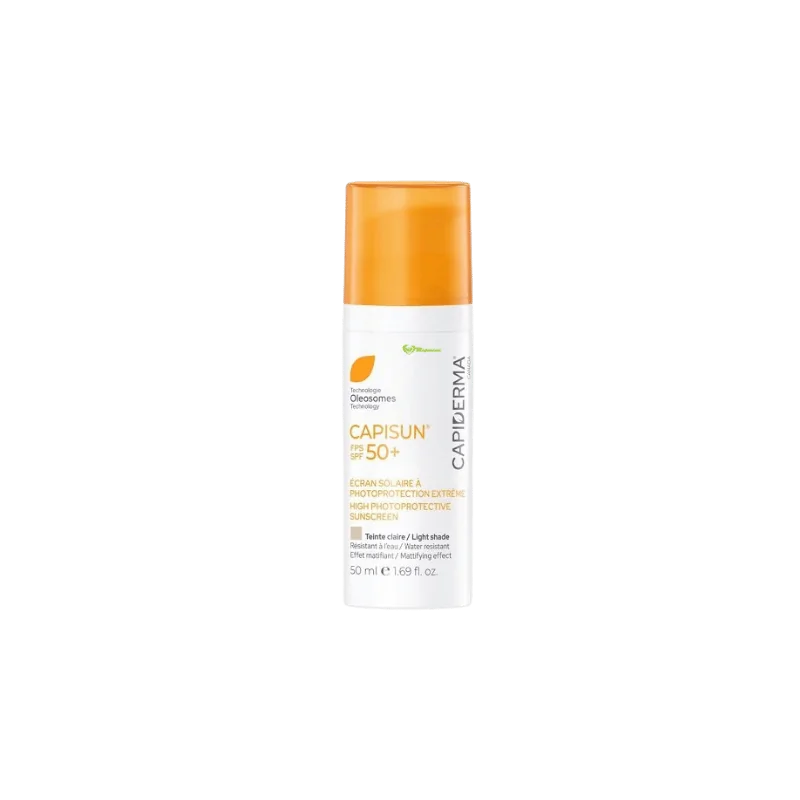 CAPIDERMA CAPISUN LIGHT TINTED SUNSCREEN SPF50+