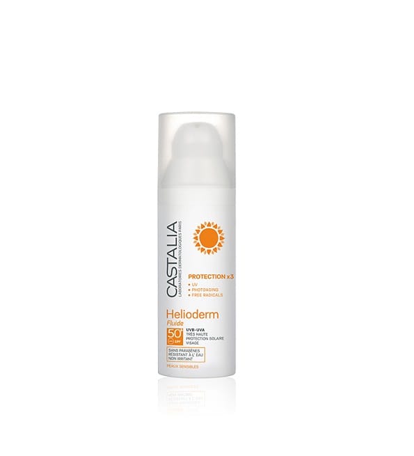 CASTALIA HELIODERM FLUIDE SPF50+ 40ML – CASTALIA – vue 1