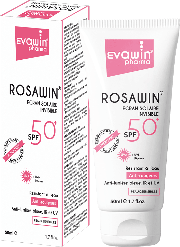 ROSAWIN INVISIBLE SUNSCREEN 50ML – EVAWIN PHARMA – vue 1