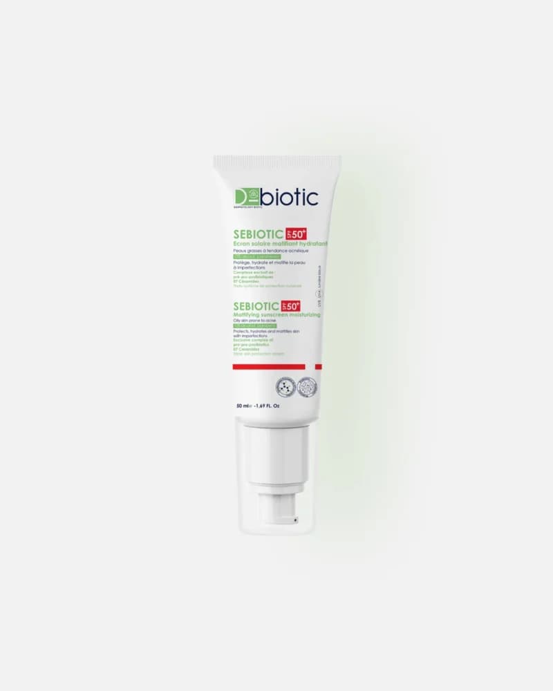 D-BIOTIC SEBIOTIC MATIFYING HYDRA SUNSCREEN SPF50+ 50ML