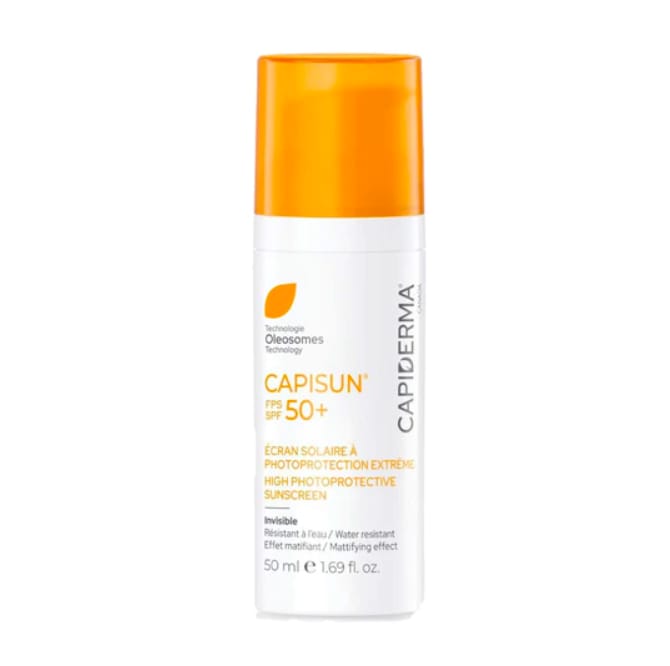 CAPIDERMA CAPISUN INVISIBLE SUNSCREEN SPF50+ 50ML – CAPIDERMA – vue 1
