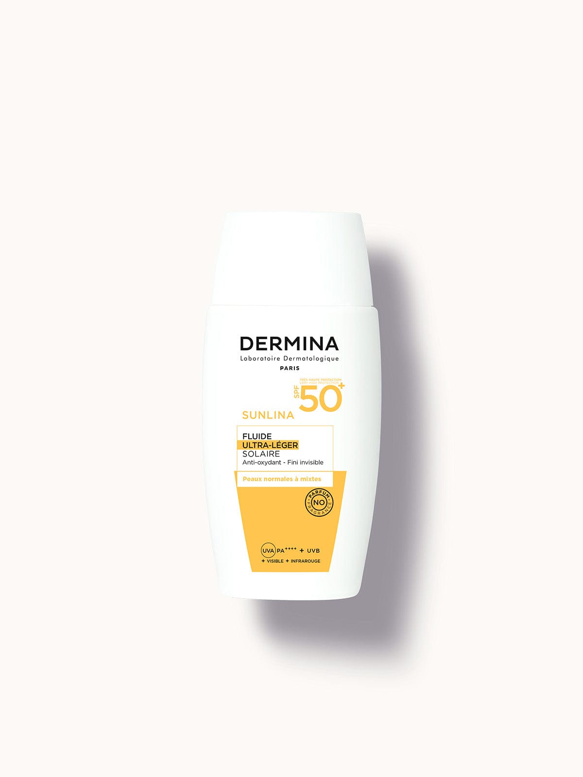 DERMINA SUNLINA FLUID ULTRA-LEGER SPF50+ 50ML – DERMINA – vue 1