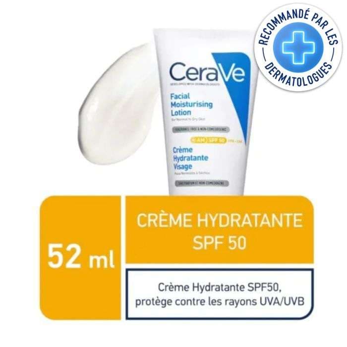 CERAVE CREME HYDRATANTE VISAGE 50SPF 52ML view 0