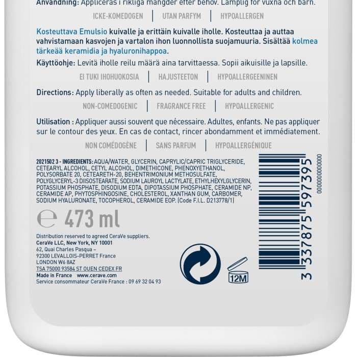 CERAVE LAIT HYDRATANT 473ML view 2