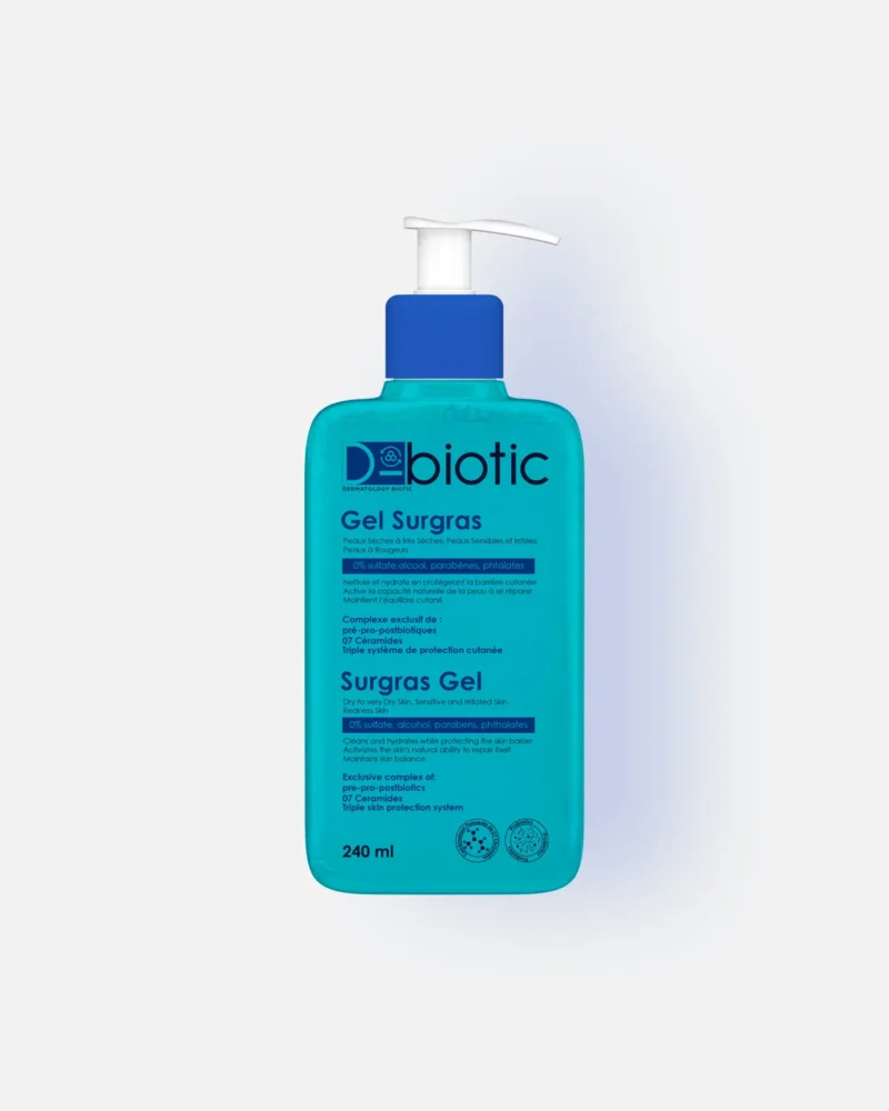 D-BIOTIC SUPERFATTED CLEANSING GEL 240ML – D BIOTIC – vue 1