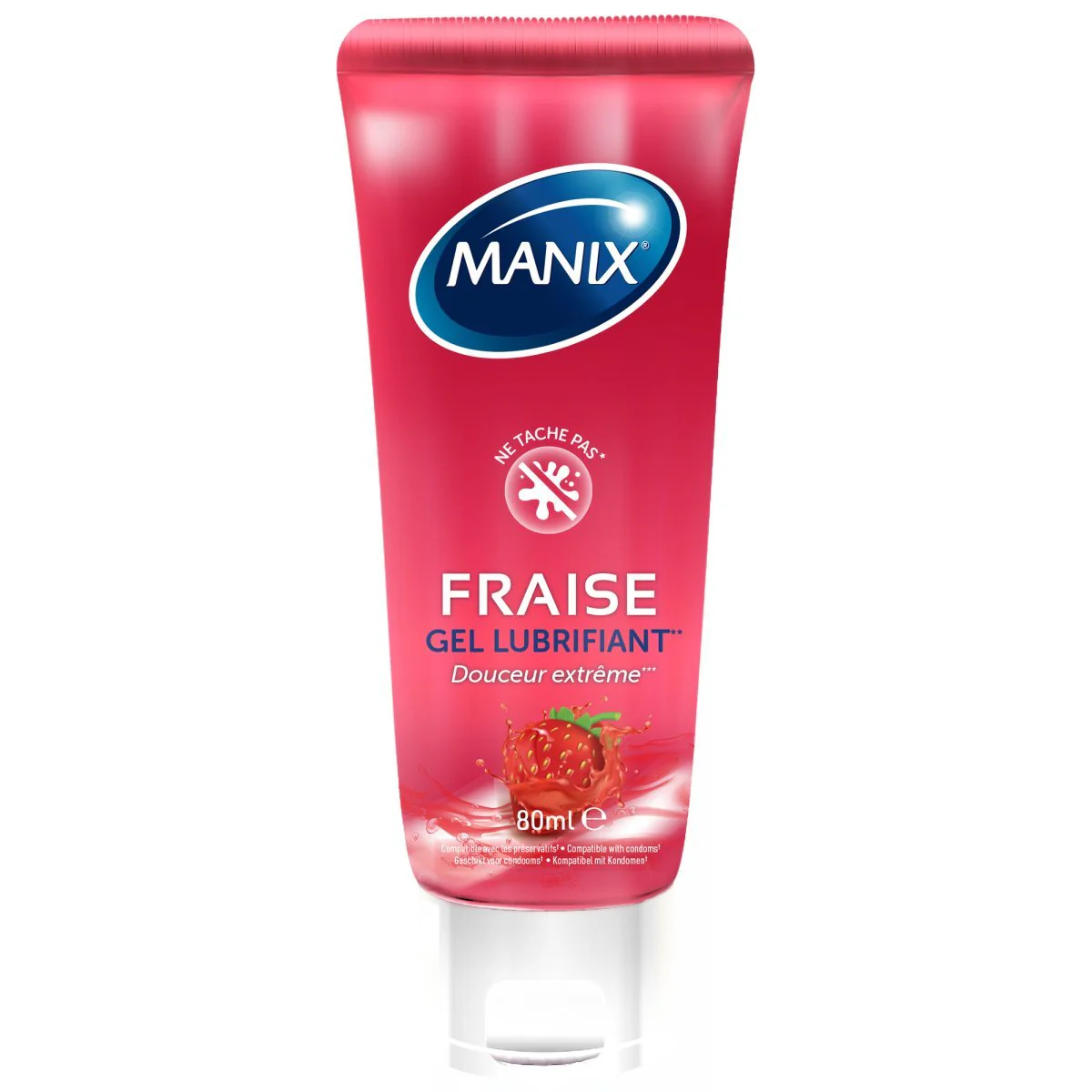 MANIX GEL FRAISE TUBE 80ML