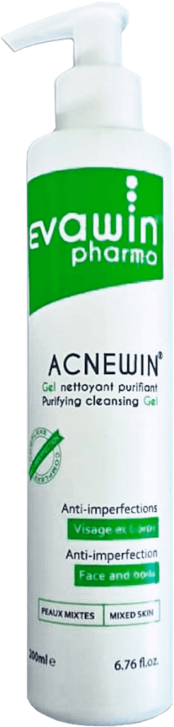 ACNEWIN CLEANSING GEL 200ML – EVAWIN PHARMA – vue 1