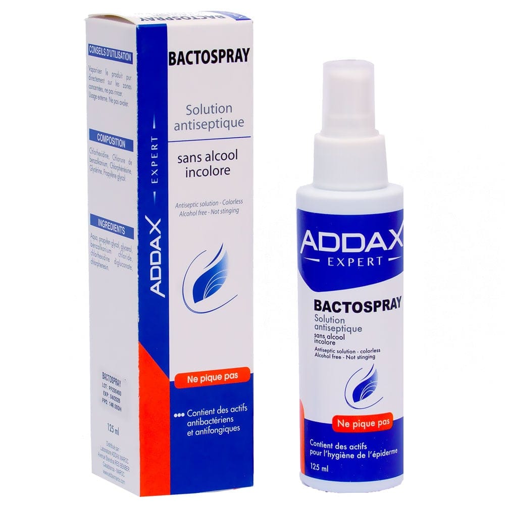 ADDAX BACTOSPRAY SANS ALCOOL 125ML – ADDAX – vue 1